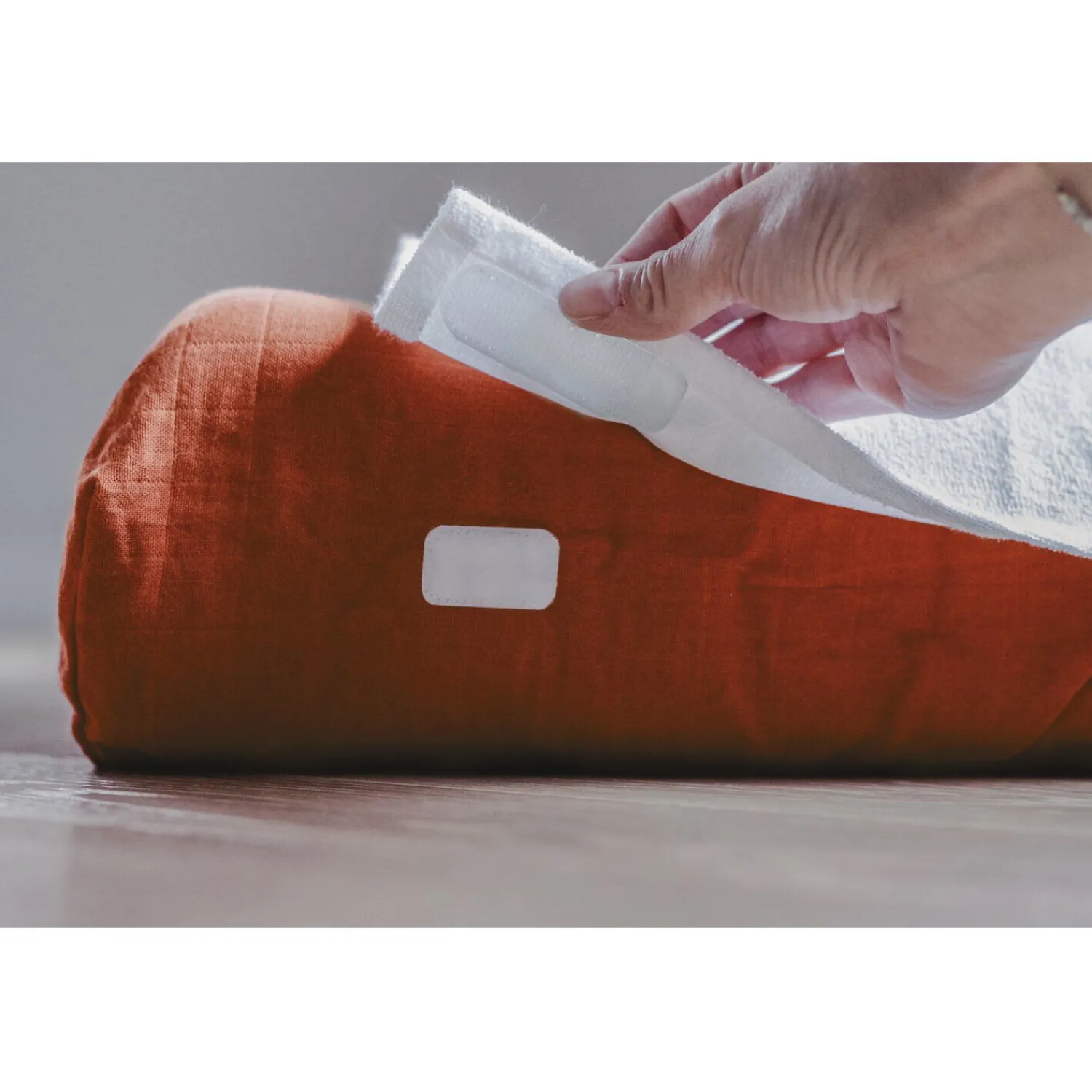 BÉABA Housse Sofalange® avec serviette éponge amovible Brique< Matelas À Langer|Baignoires Et Accessoires