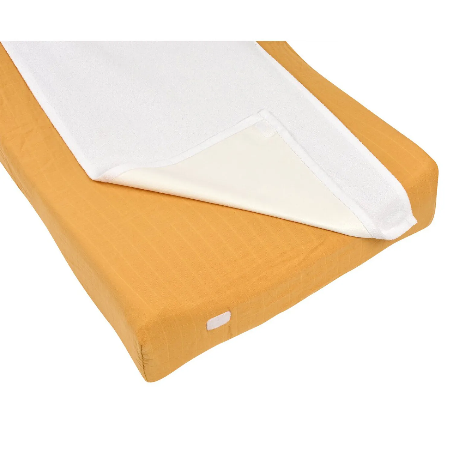 BÉABA Housse Sofalange® avec serviette éponge amovible Miel< Matelas À Langer|Baignoires Et Accessoires
