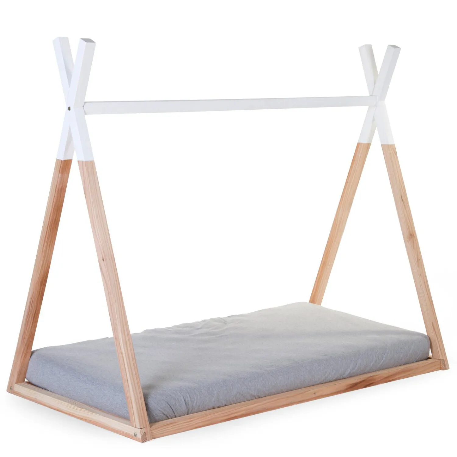 BÉABA Lit Tipi - 70x140 Cm - Bois - Naturel Blanc< Lits Tipi Et Cabanes