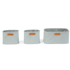 BÉABA Lot de 3 paniers de rangement suspendus Polyester gris< Paniers De Rangement