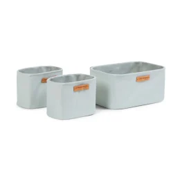 BÉABA Lot de 3 paniers de rangement suspendus Polyester gris< Paniers De Rangement