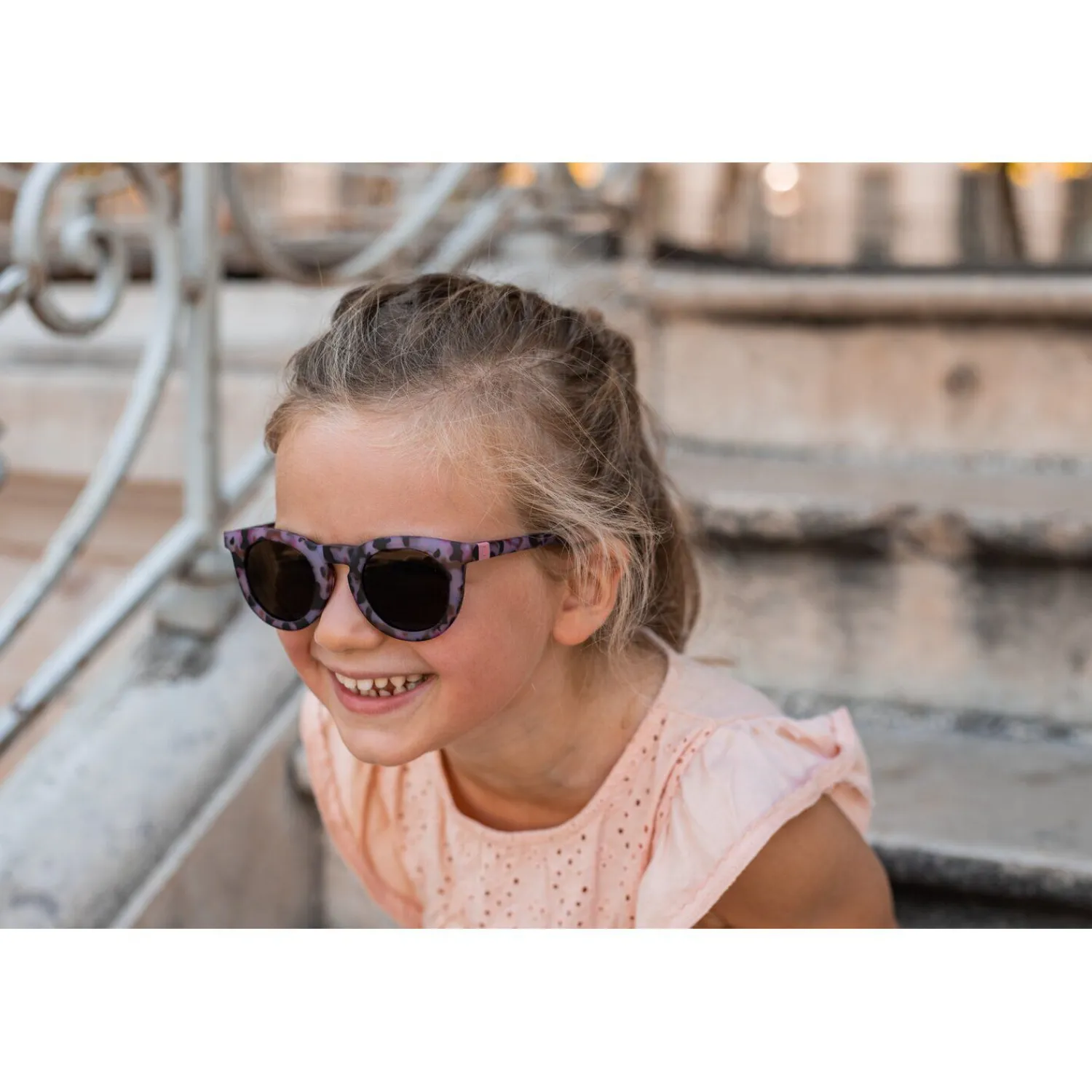 BÉABA Lunettes 4-6 ans sunshine Ecaille rose< Lunettes De Soleil