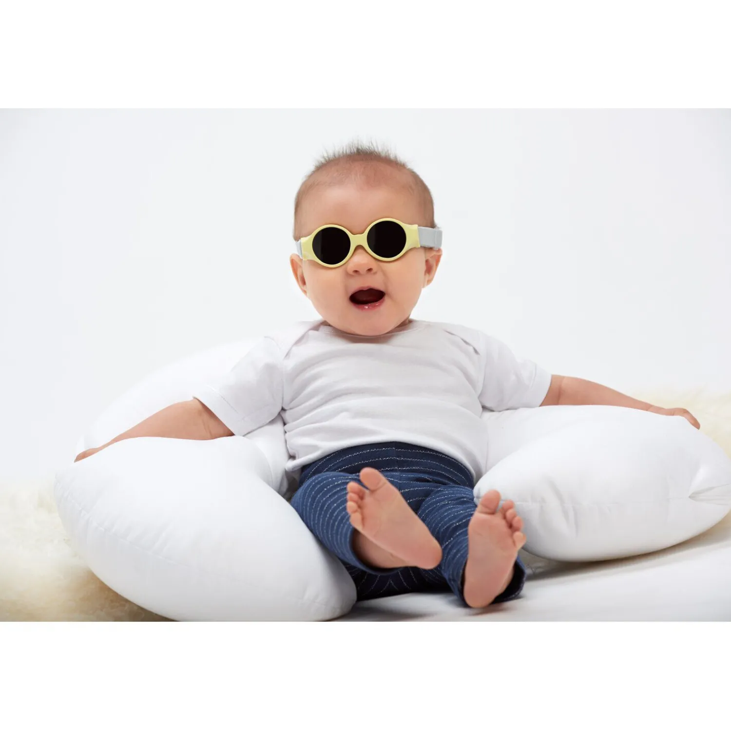 BÉABA Lunettes 0-9 mois Glee Jaune tendre< Lunettes De Soleil