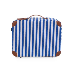 BÉABA Mini Traveller Kids Suitcase - Rayures - Bleu Electrique /Bl<Enfant Sacs À Dos Enfant|Sacs De Voyage
