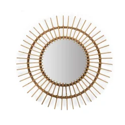 BÉABA Miroir En Rotin - Aura - 90 Cm< Décoration Murale