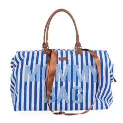 BÉABA Mommy Bag ® Sac à Langer - Rayures - Bleu Electrique /Bleu< Sacs De Voyage|Sacs À Langer