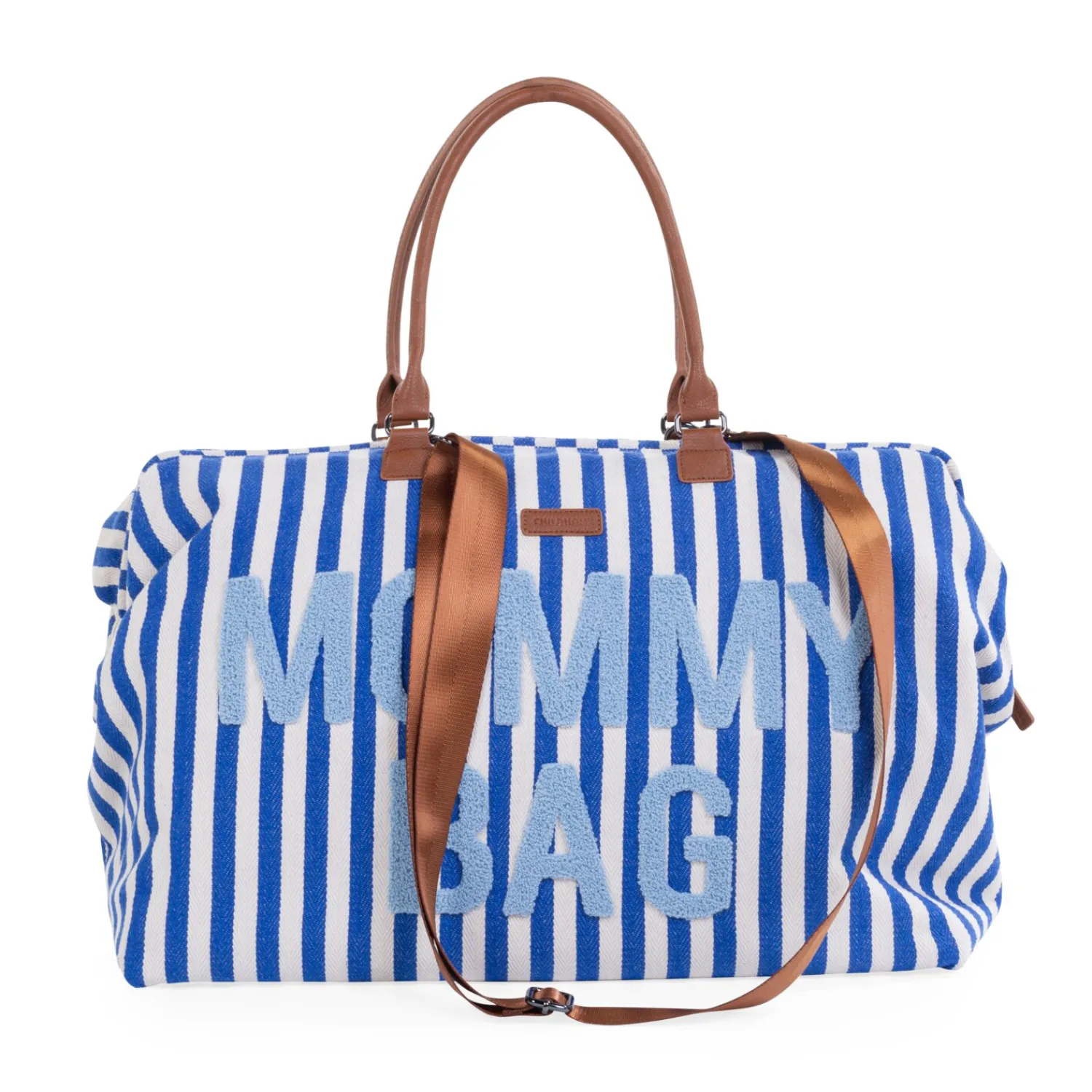 BÉABA Mommy Bag ® Sac à Langer - Rayures - Bleu Electrique /Bleu< Sacs De Voyage|Sacs À Langer