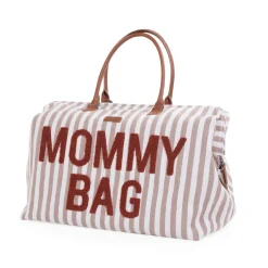 BÉABA Mommy Bag ® Sac à Langer - Rayures - Nude/Terracotta< Sacs De Voyage|Sacs À Langer