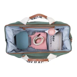 BÉABA Mommy Bag ® Sac A Langer - Signature - Toile - Vert< Sacs De Voyage|Sacs À Langer