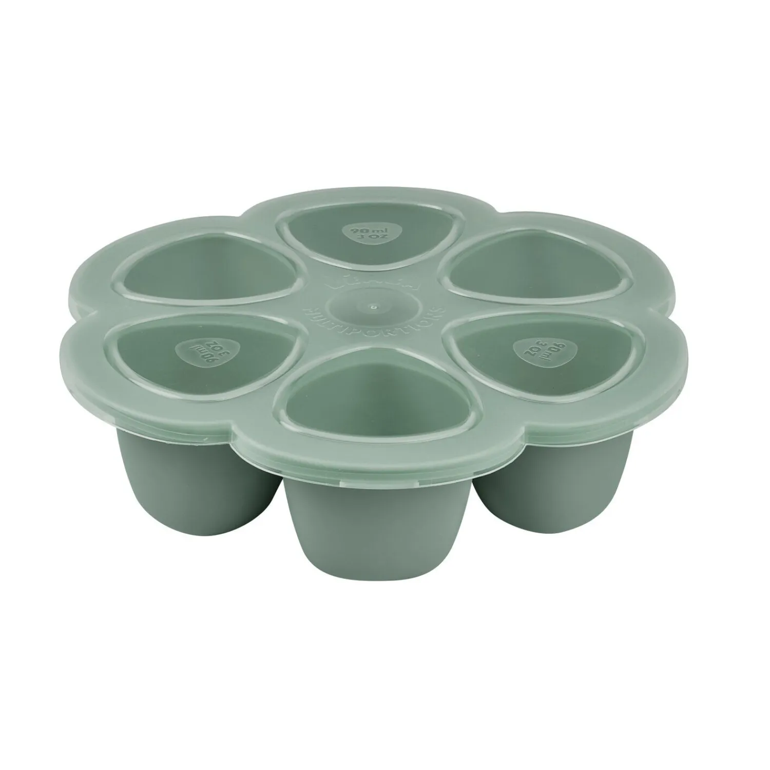 BÉABA Moule multiportions silicone 6X90ml Vert sauge< Couverts Vaisselle Et Bavoirs|Pots De Conservation