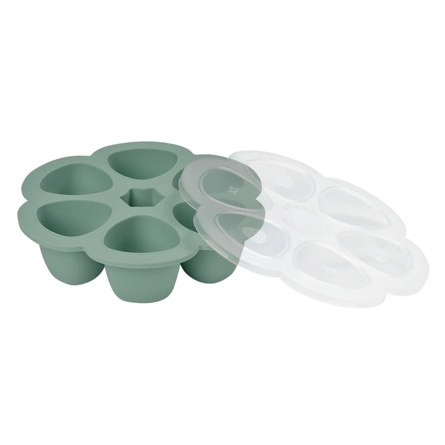 BÉABA Moule multiportions silicone 6X150ml Vert sauge< Pots De Conservation|Pots De Conservation