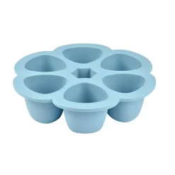 BÉABA Moule multiportions silicone 6X90ml Bleu< Goûter Sain|Couverts Vaisselle Et Bavoirs