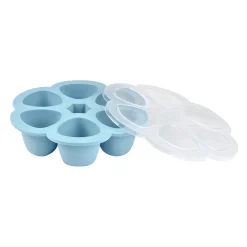 BÉABA Moule multiportions silicone 6X90ml Bleu< Goûter Sain|Couverts Vaisselle Et Bavoirs