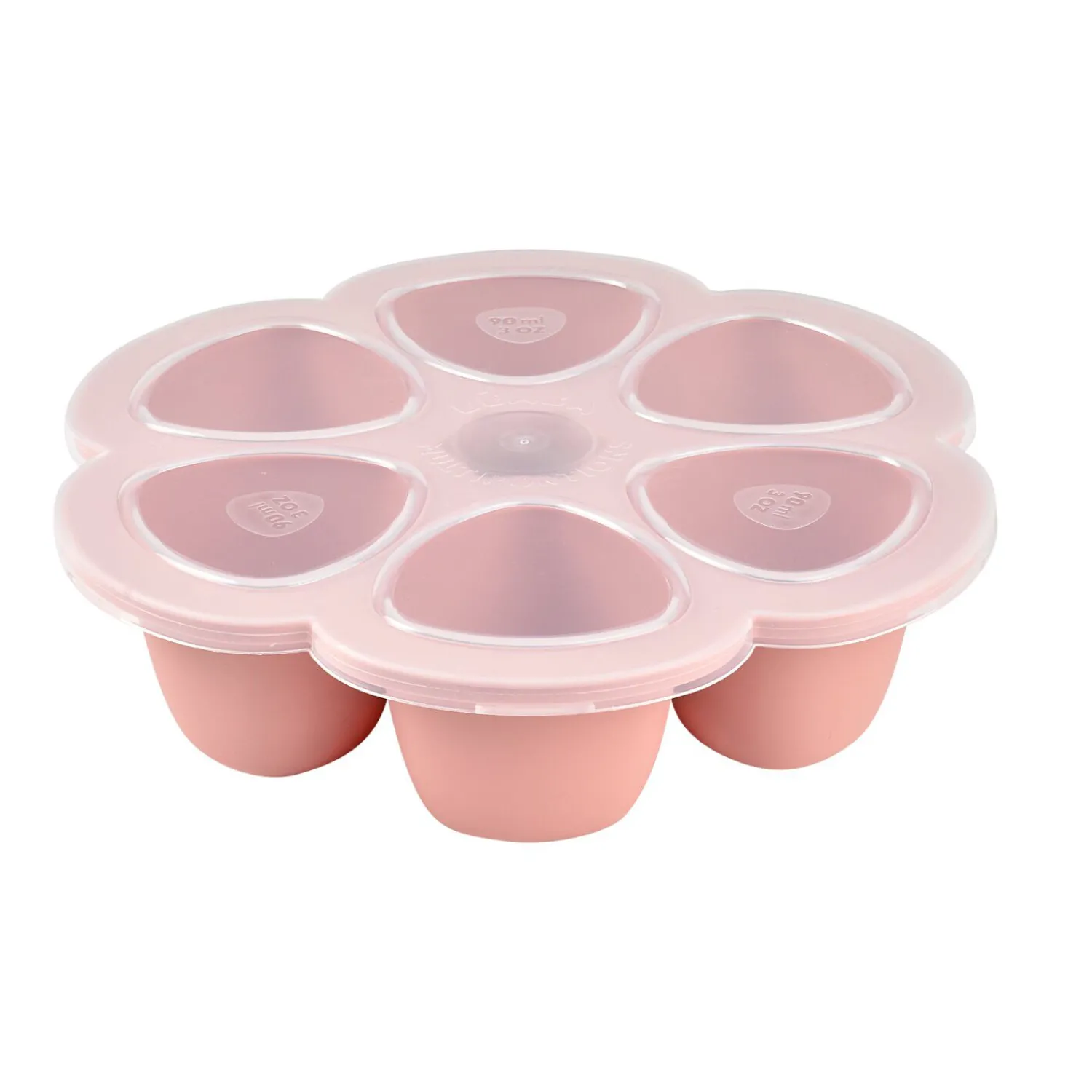 BÉABA Moule multiportions silicone 6X90ml Vieux Rose< Goûter Sain|Couverts Vaisselle Et Bavoirs