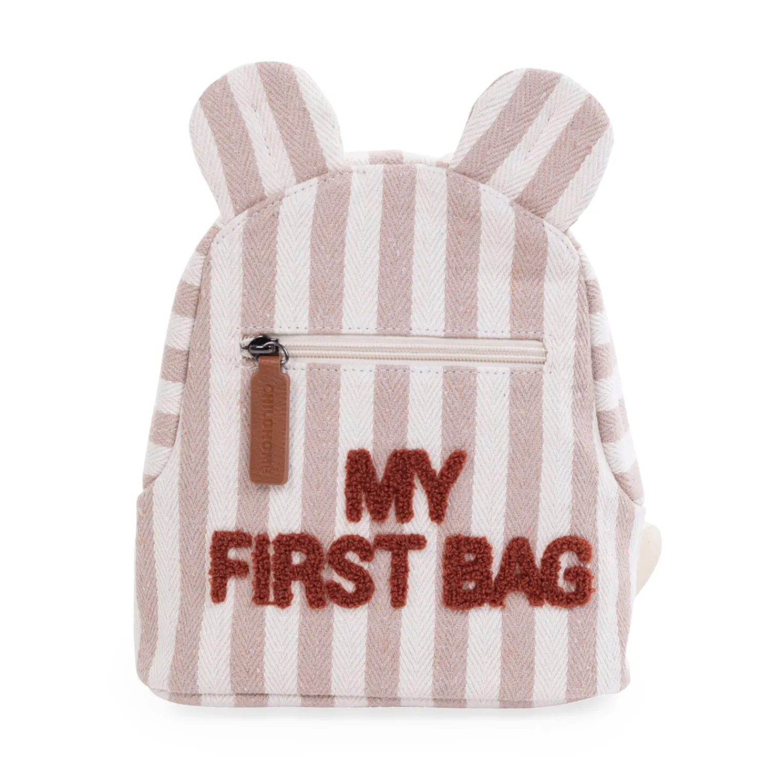 BÉABA My First Bag Sac a dos Enfant - Rayures - Nude/Terracotta<Enfant Sacs À Dos Enfant|Cartables Enfant