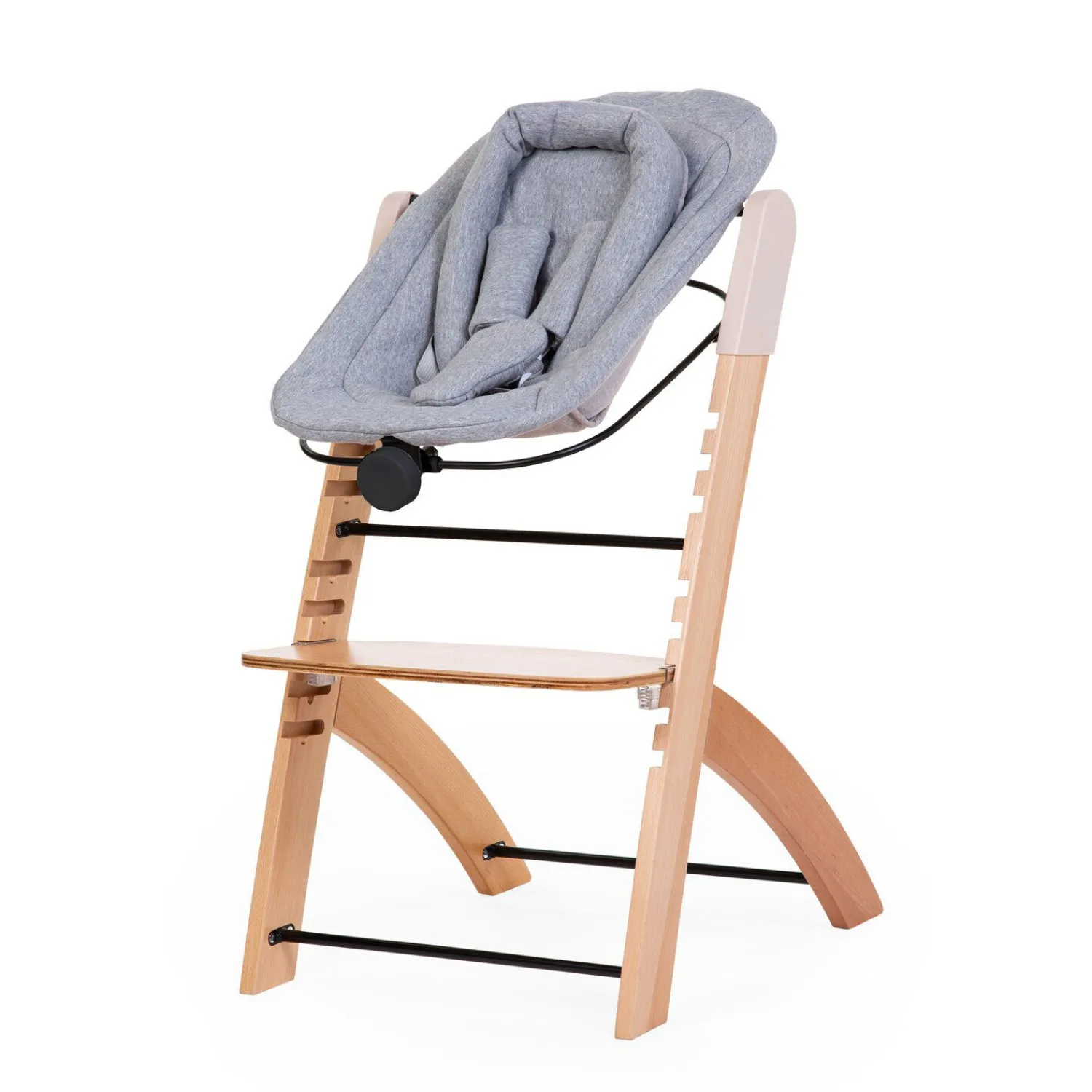 BÉABA Newborn Evosit - Jersey Noir< Chaises En Bois|Chaises Évolutives