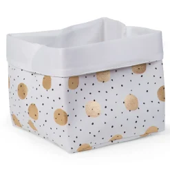 BÉABA Panier De Rangement - 32x32x29 Cm - Toile - Gold Dots< Paniers De Rangement