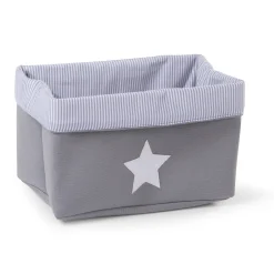 BÉABA Panier De Rangement - 32x20x20 Cm - Toile - Gris Rayures< Paniers De Rangement
