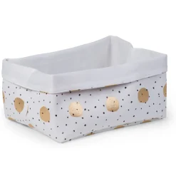 BÉABA Panier De Rangement - 40x30x20 Cm - Toile - Gold Dots< Paniers De Rangement