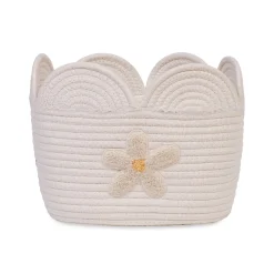BÉABA Panier fleur - 30x20x15CM - Corde De Coton - Ecru< Paniers De Rangement