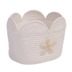 BÉABA Panier fleur - 30x20x15CM - Corde De Coton - Ecru< Paniers De Rangement