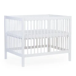 BÉABA Parc 97 + Roues - 95x75 Cm - Bois - Blanc< Parcs Bébé Et Accessoires
