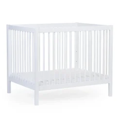 BÉABA Parc 97 + Roues - 95x75 Cm - Bois - Blanc< Parcs Bébé Et Accessoires