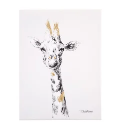 BÉABA Peinture - Girafe + Or - 30x40 Cm< Décoration Murale