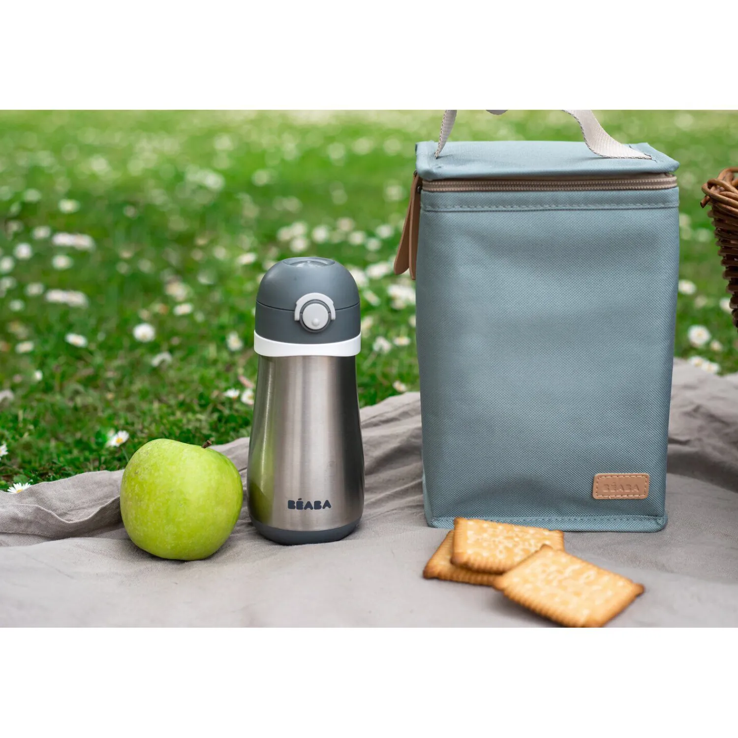 BÉABA Pochette repas isotherme Vert givré< Sacs Isotherme Bébé|Goûter Sain