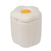 BÉABA Pouf + Coffre à jouets Fleur blanc cassé< Jouets