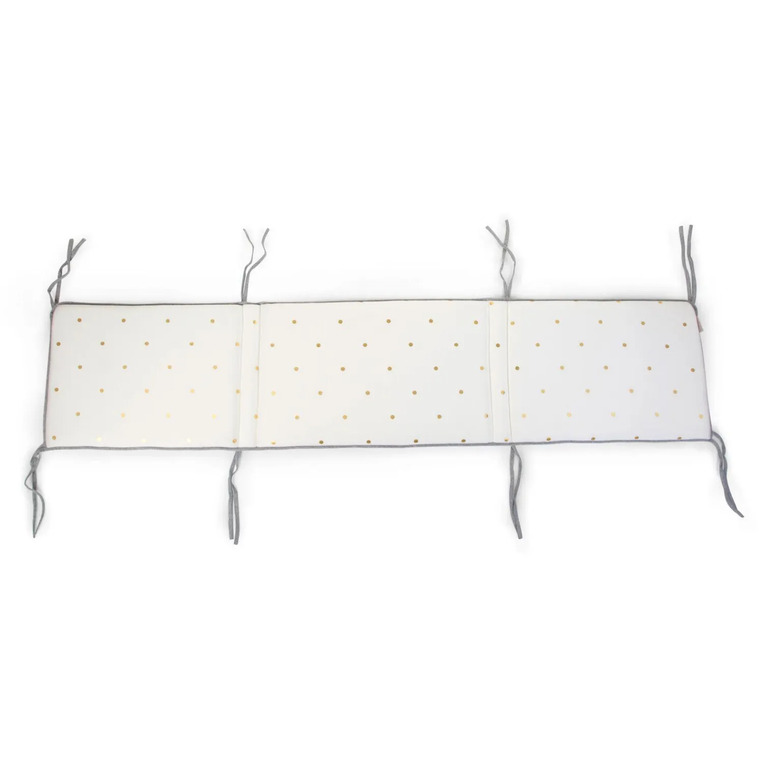 BÉABA Protection Lit - 35x170 Cm - Jersey - Gold Dots< Accessoires De Lit