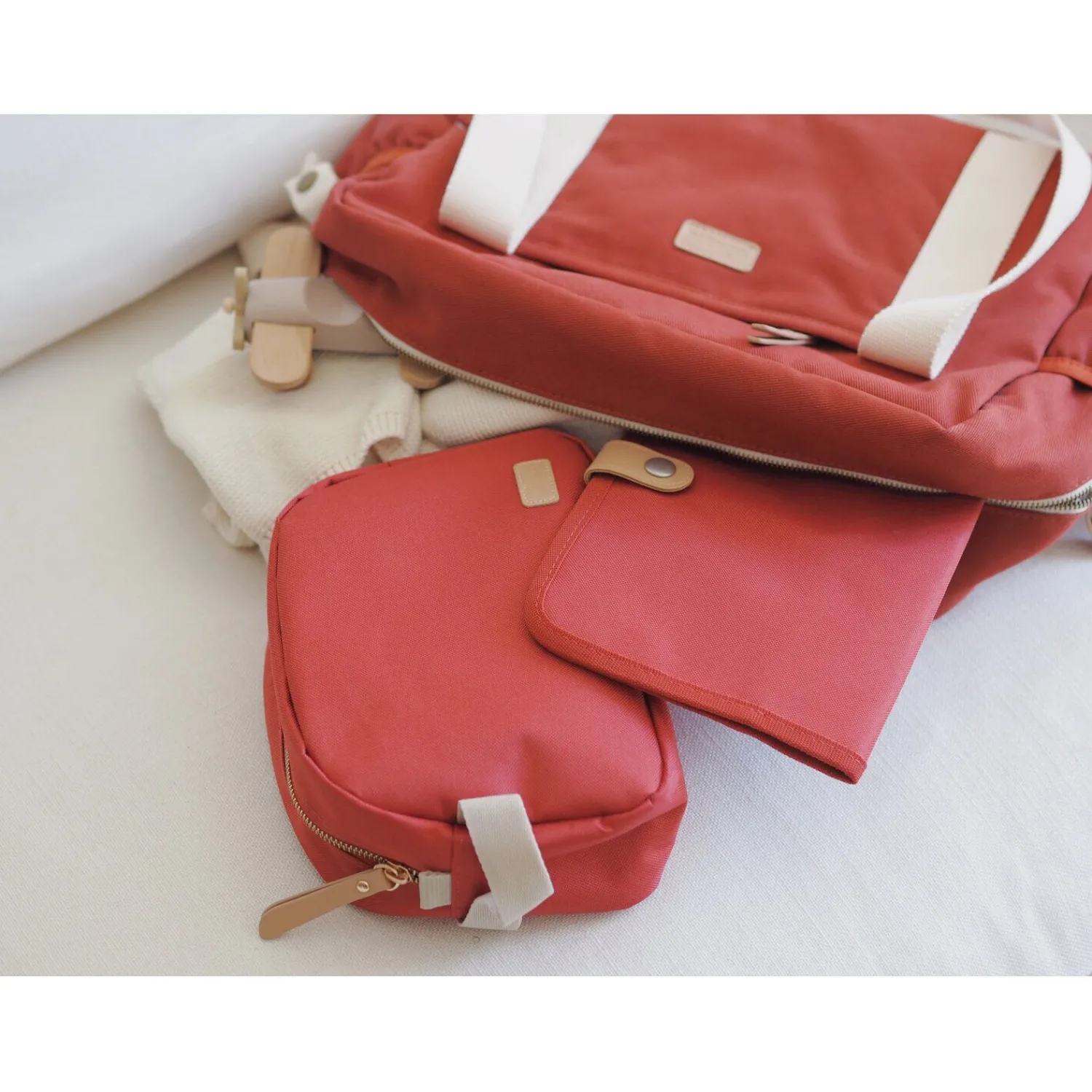 BÉABA Protège carnet de santé Terracotta< Accessoires De Toilette