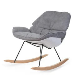 BÉABA Rocking Chaise A Bascule Lounge - Blanc Gris< Chaises D'allaitement