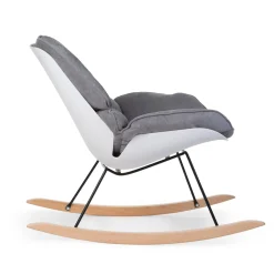BÉABA Rocking Chaise A Bascule Lounge - Blanc Gris< Chaises D'allaitement