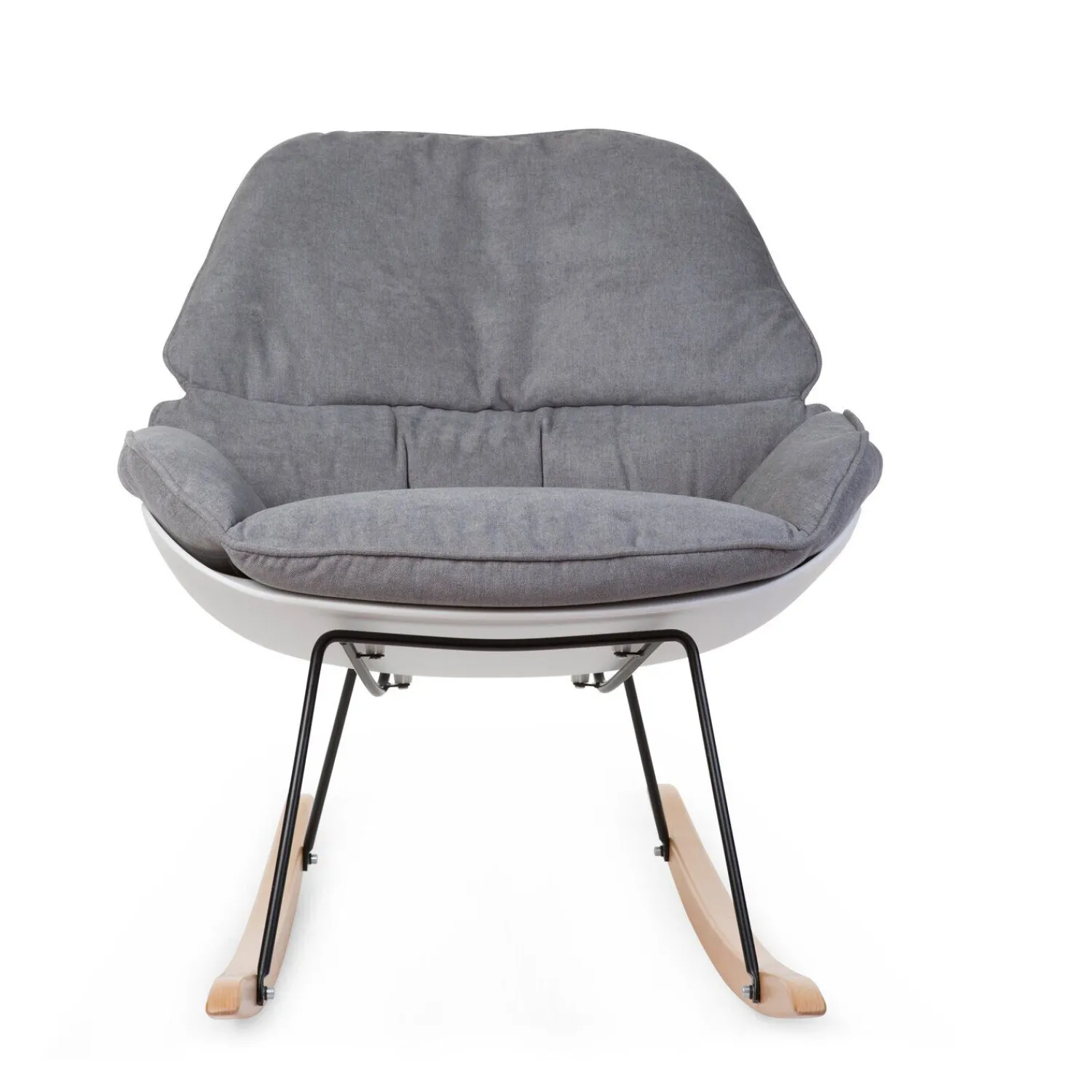 BÉABA Rocking Chaise A Bascule Lounge - Blanc Gris< Chaises D'allaitement