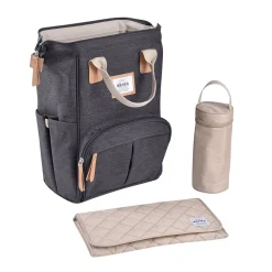BÉABA Sac à langer Wellington Gris Chiné foncé< Sacs De Voyage|Sacs À Dos À Langer