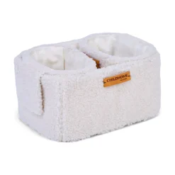 BÉABA Set Of 3 Hanging Storage Baskets - 21x14x10 Cm + 14x10x10 Cm -Teddy Off white< Paniers De Rangement