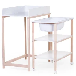 BÉABA Table à langer baignoire naturel blanc< Tables À Langer|Baignoires Et Accessoires