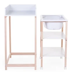 BÉABA Table à langer baignoire naturel blanc< Tables À Langer|Baignoires Et Accessoires