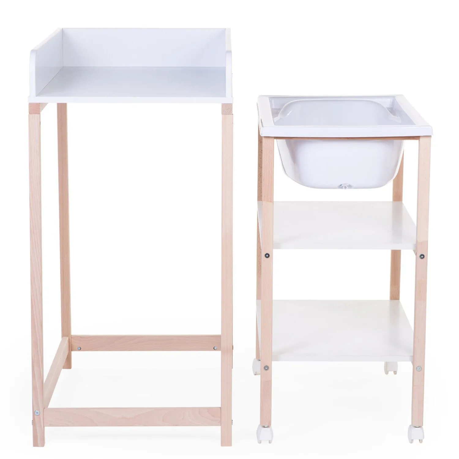 BÉABA Table à langer baignoire naturel blanc< Tables À Langer|Baignoires Et Accessoires