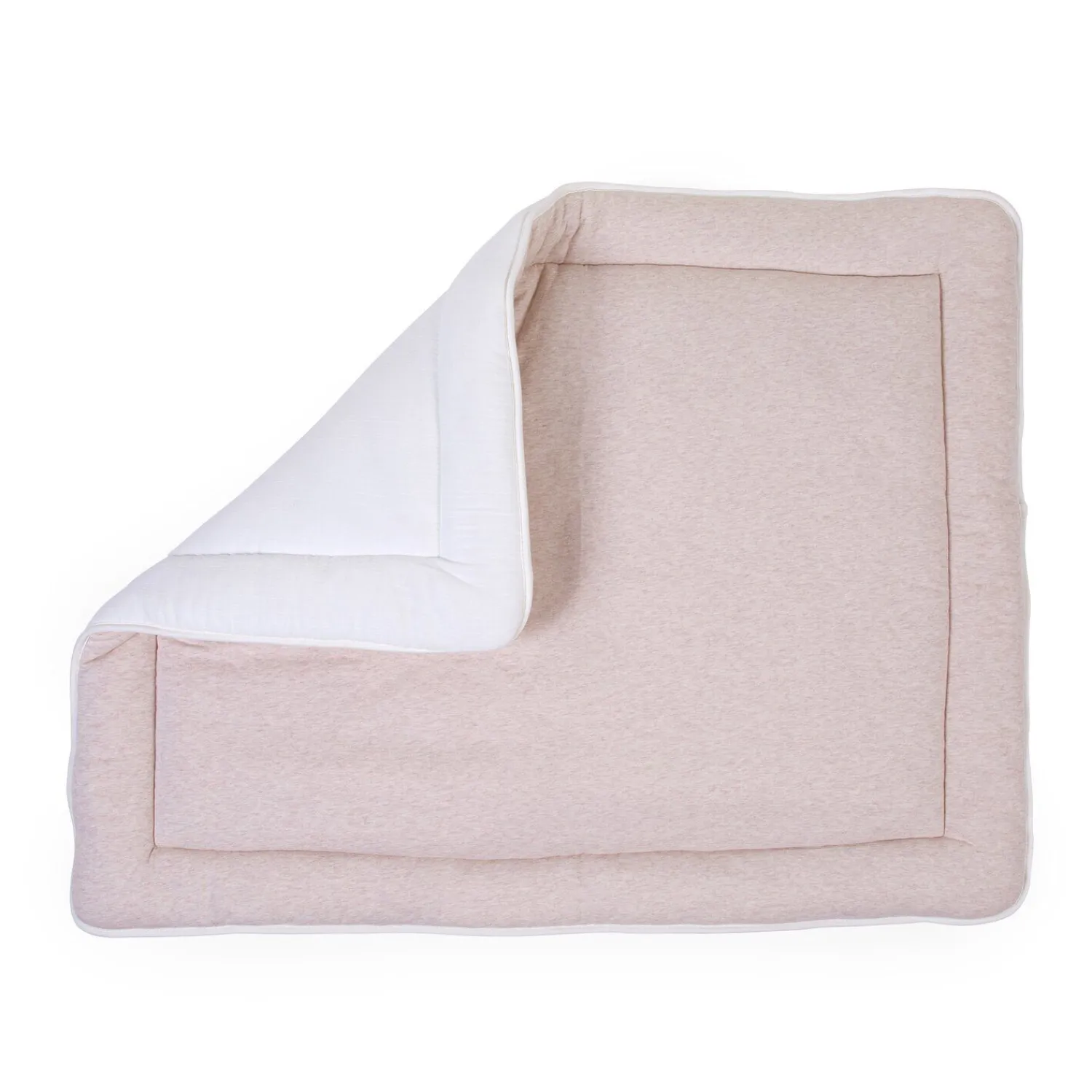 BÉABA Tapis De Parc - 75x95 Cm - Jersey Melange Beige / Muslin Ted< Parcs Bébé Et Accessoires