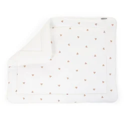 BÉABA Tapis De Parc - 75x95 Cm - Jersey + Mousseline - Hearts< Parcs Bébé Et Accessoires