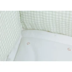 BÉABA Tapis De Parc - 75x95 Cm - Jersey - Forêt - Mousseline Vichy< Parcs Bébé Et Accessoires