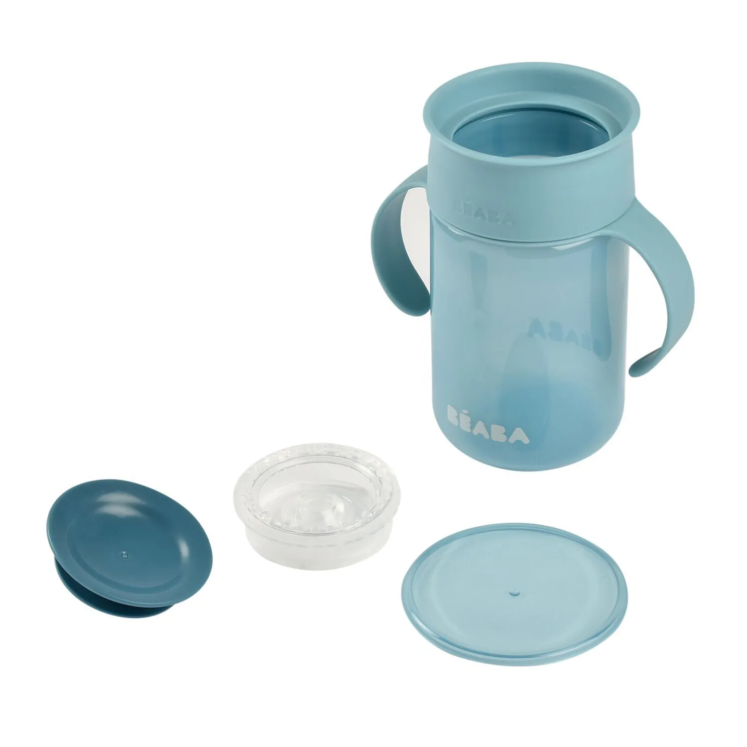 BÉABA Tasse d’apprentissage 360° Bleu< Biberons Et Accessoires
