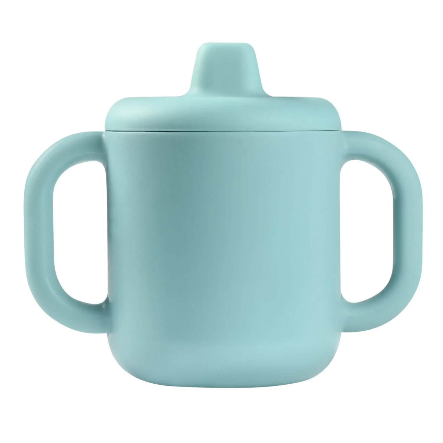 BÉABA Tasse d'apprentissage silicone Bleu< Goûter Sain|Couverts Vaisselle Et Bavoirs