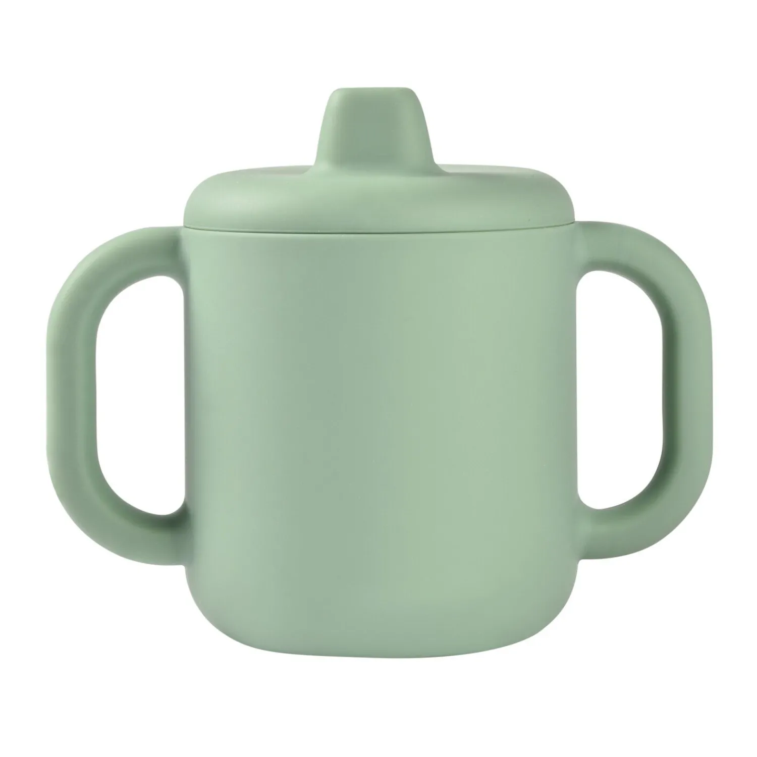 BÉABA Tasse d'apprentissage silicone Vert sauge< Goûter Sain|Couverts Vaisselle Et Bavoirs