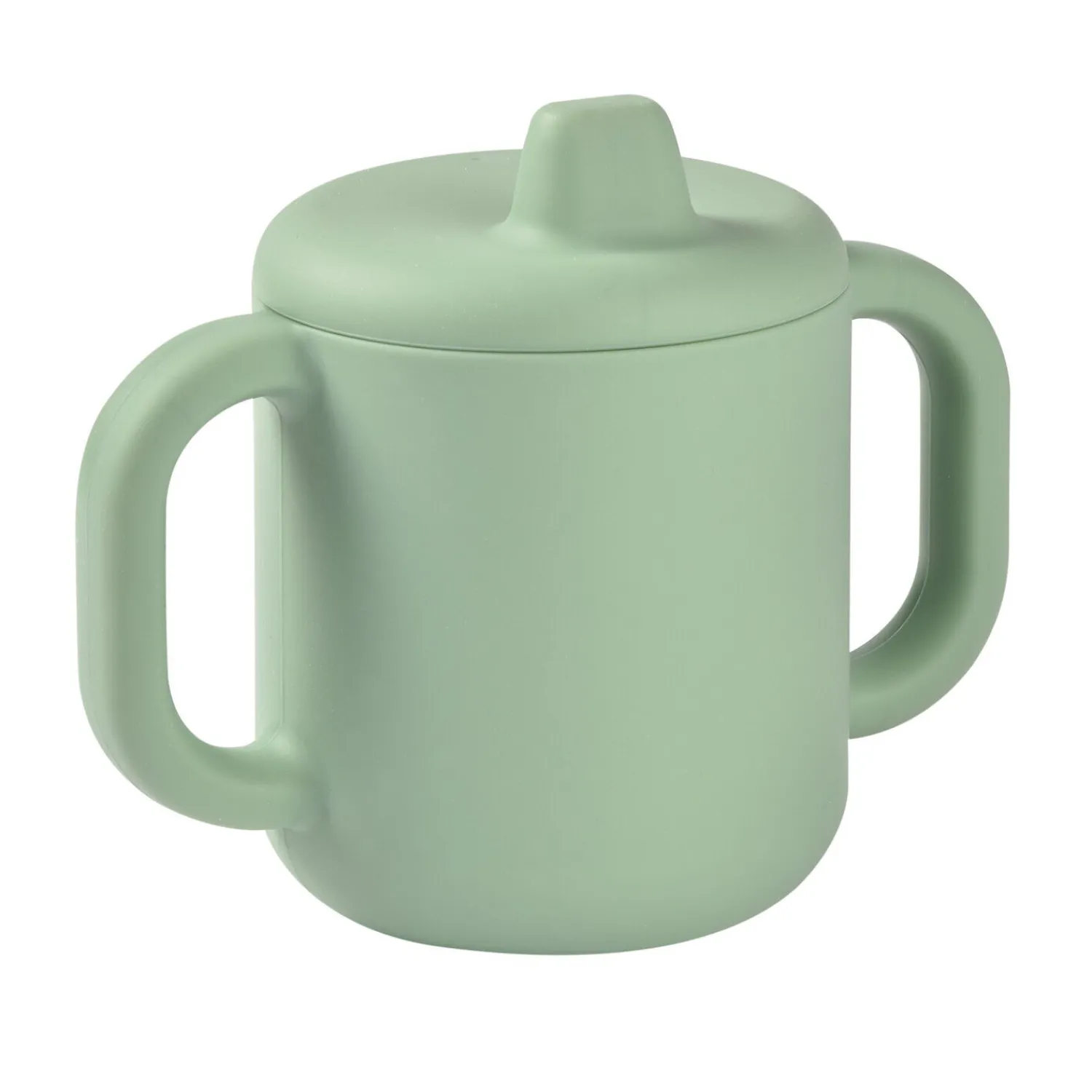 BÉABA Tasse d'apprentissage silicone Vert sauge< Goûter Sain|Couverts Vaisselle Et Bavoirs
