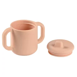 BÉABA Tasse d'apprentissage silicone Rose< Goûter Sain|Couverts Vaisselle Et Bavoirs