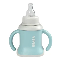 BÉABA Tasse Evoluclip 3 en 1 Bleu< Biberons Et Accessoires|Couverts Vaisselle Et Bavoirs