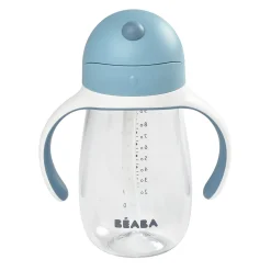 BÉABA Tasse paille 300ml Bleu< Couverts Vaisselle Et Bavoirs|Biberons Et Accessoires